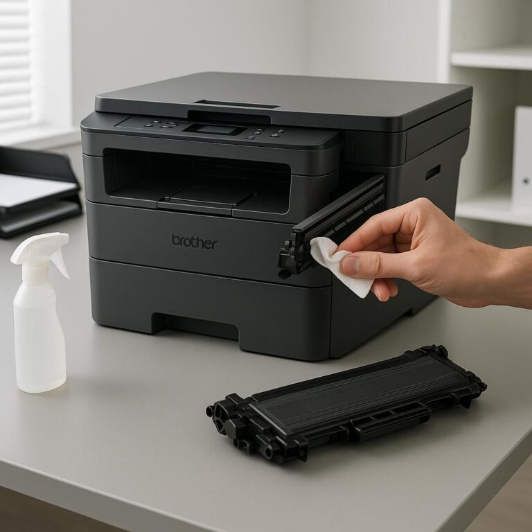 jak czyścić głowicę w drukarce brother?