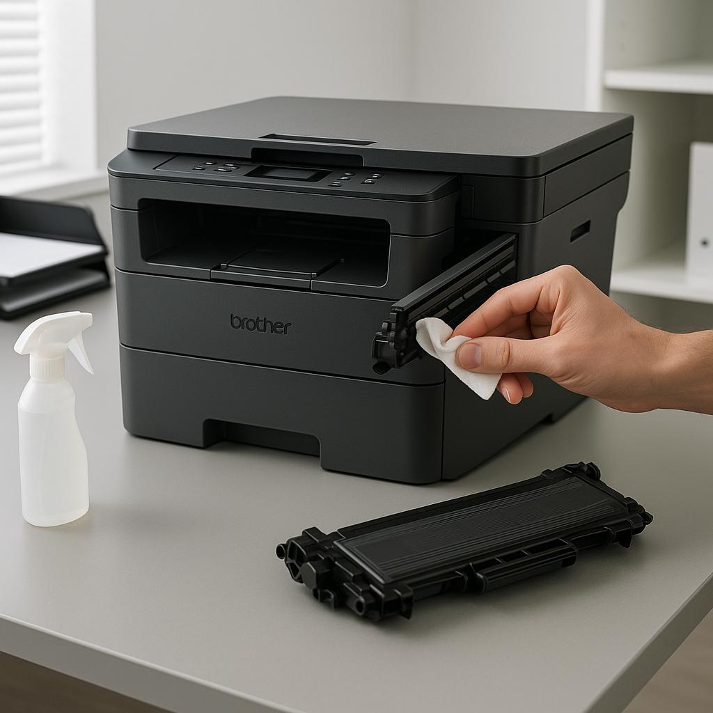 jak czyścić głowicę w drukarce brother?