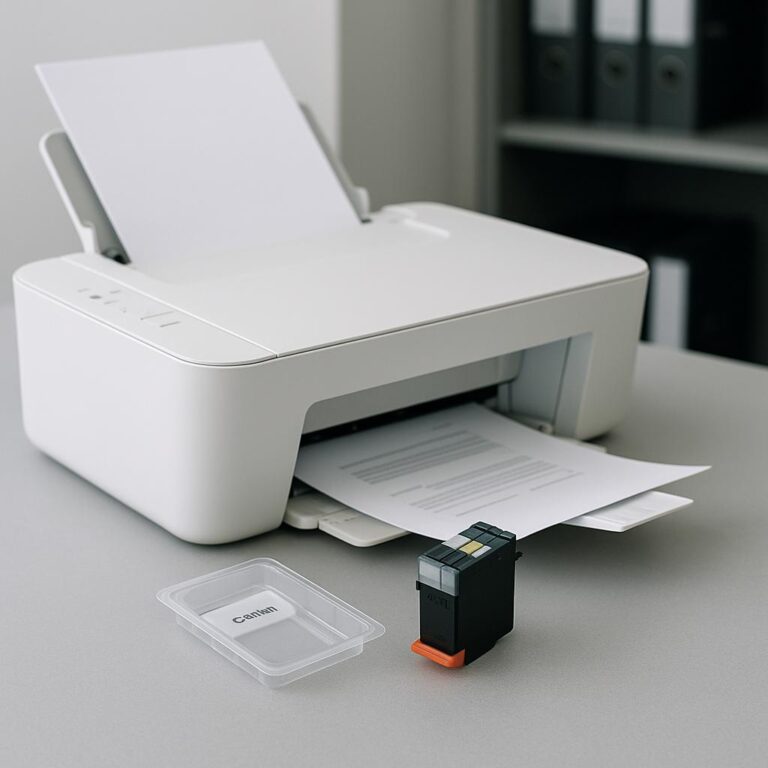 jak długo wytrzymują wkłady atramentowe firmy canon?