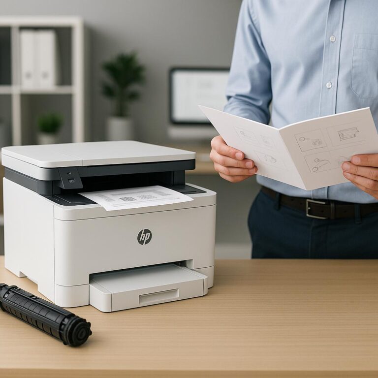 jak po raz pierwszy użyć drukarki hp?