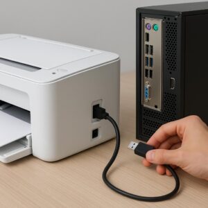 jak podłączyć drukarkę do komputera stacjonarnego?