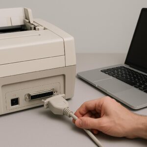 jak podłączyć starą drukarkę do komputera?