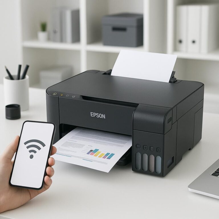 jak połączyć drukarkę epson l3250 do wifi?