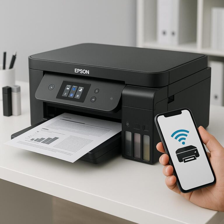 jak połączyć drukarkę epson z telefonem?