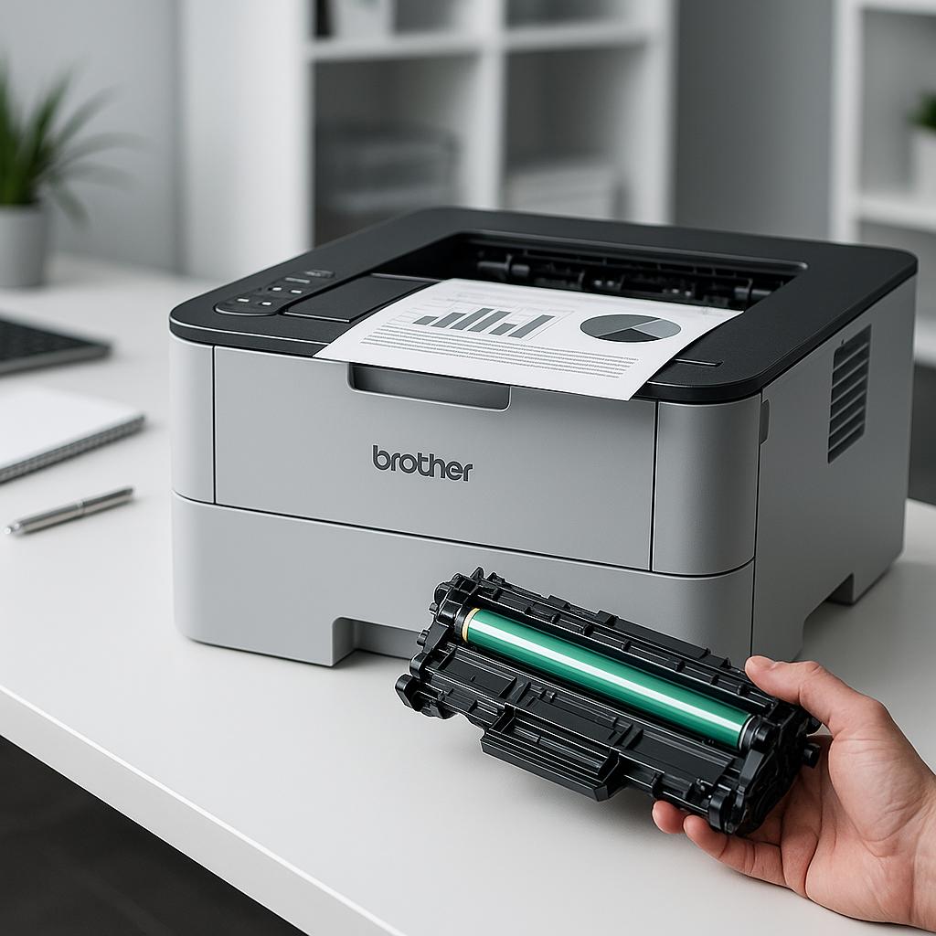 jak poprawić jakość wydruku brother?