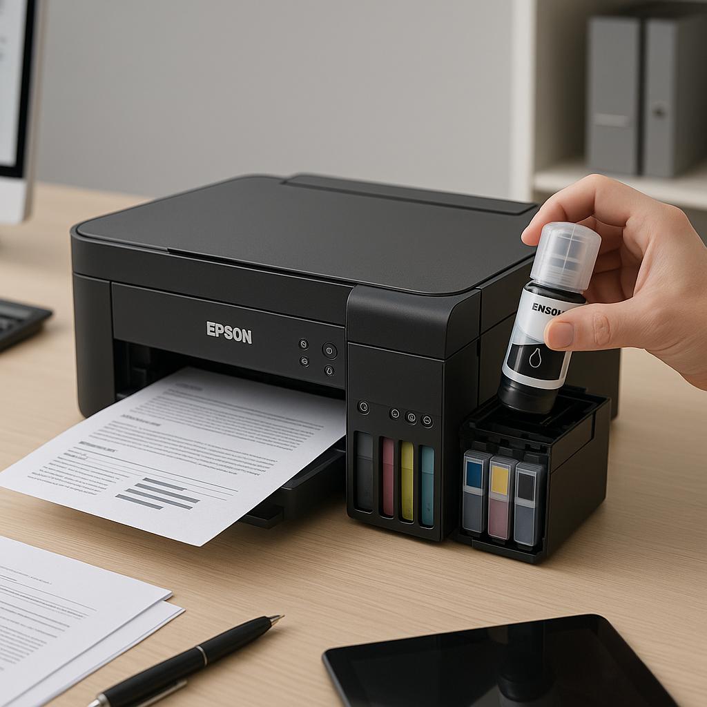 jak przedłużyć żywotność tuszu w drukarce epson?