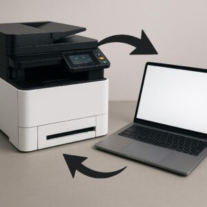 jak przenieść dane z urządzenia kyocera na komputer?