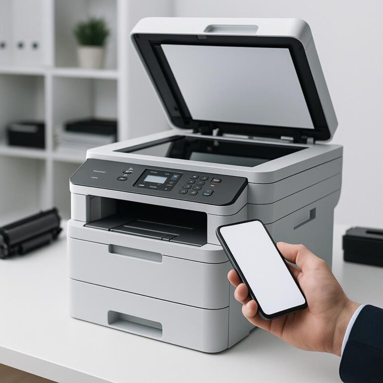 jak skanować z drukarki brother na telefon?