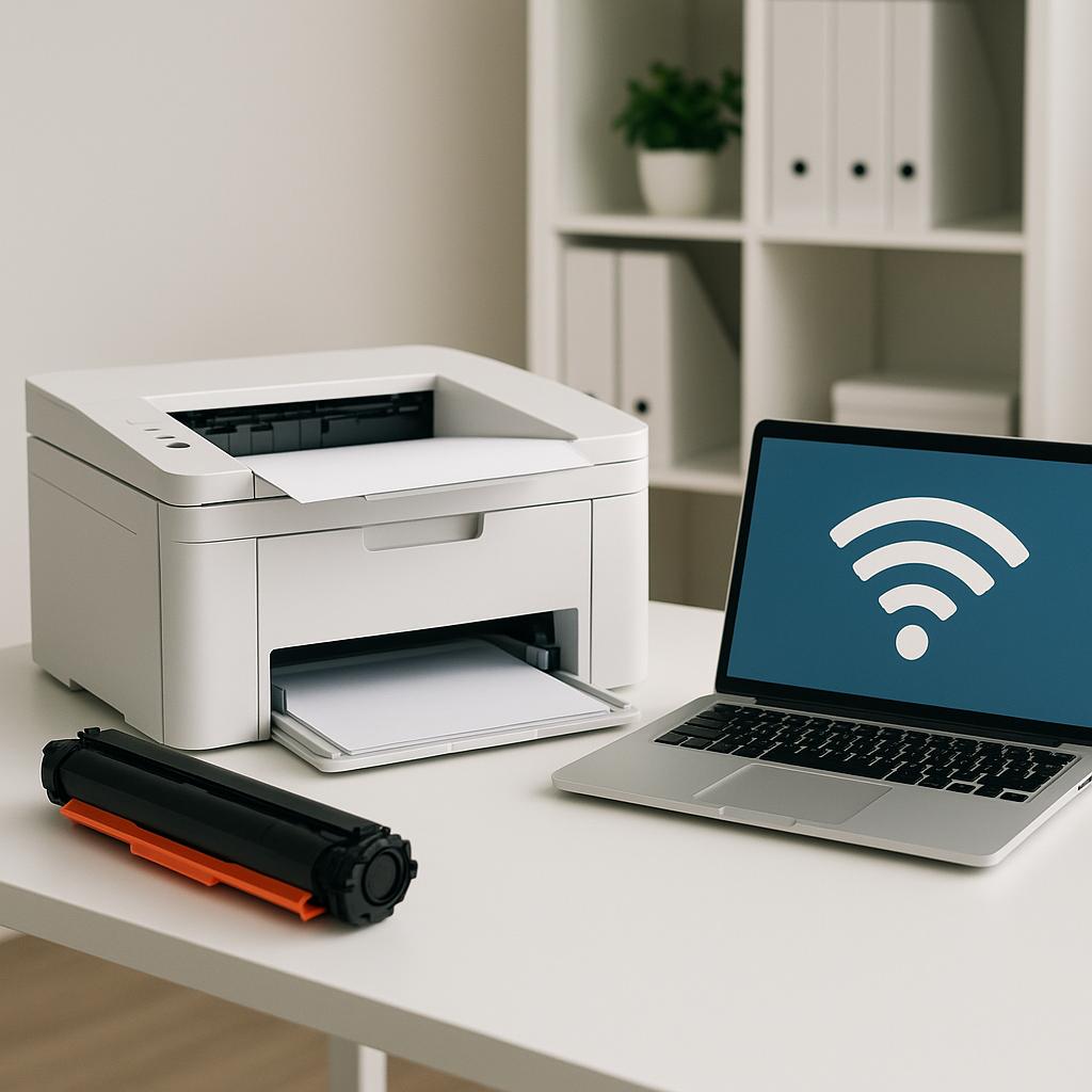 jak skonfigurować drukarkę przez sieć?