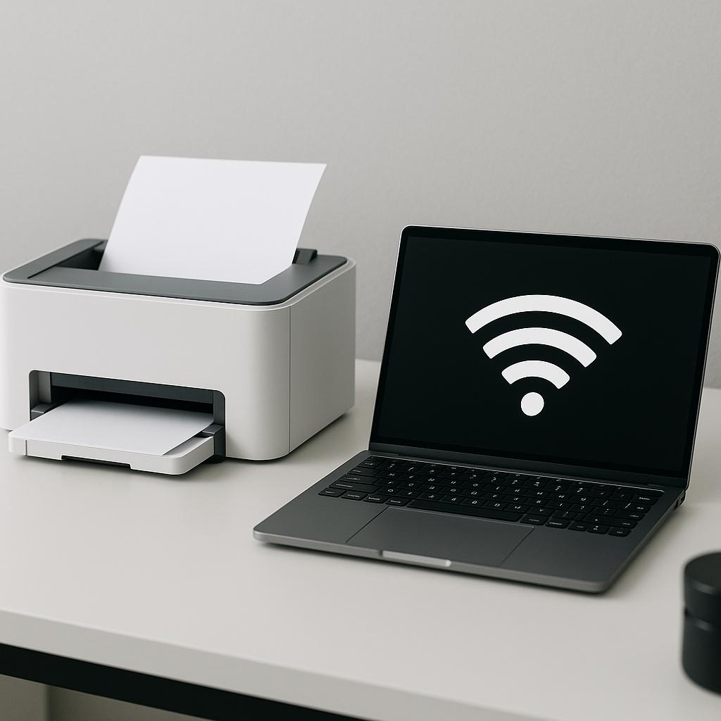 jak skonfigurować drukarkę z laptopem?