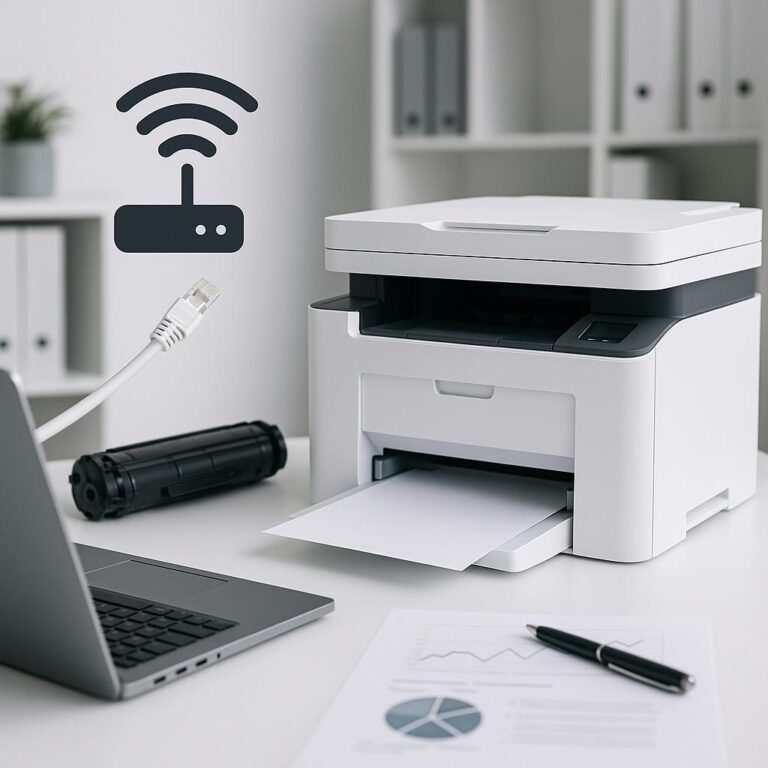 jak sprawdzić do jakiej sieci jest podłączona drukarka?