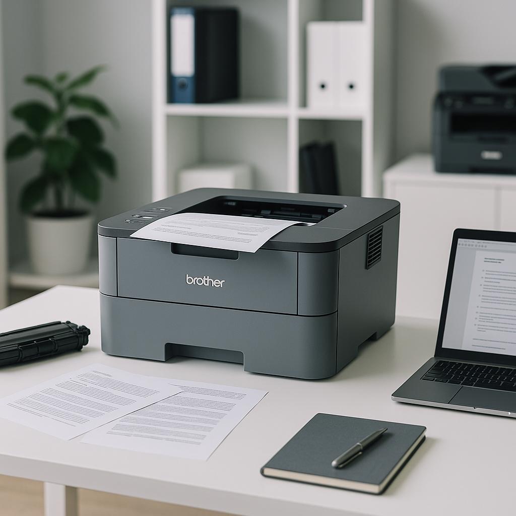 jak ustawić drukarkę, żeby drukowała dwustronnie brother?