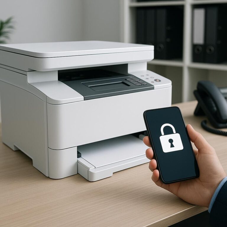 jak ustawić hasło na drukarkę?