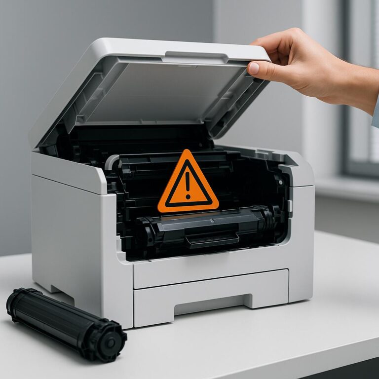 jak usunąć błąd w drukarce?