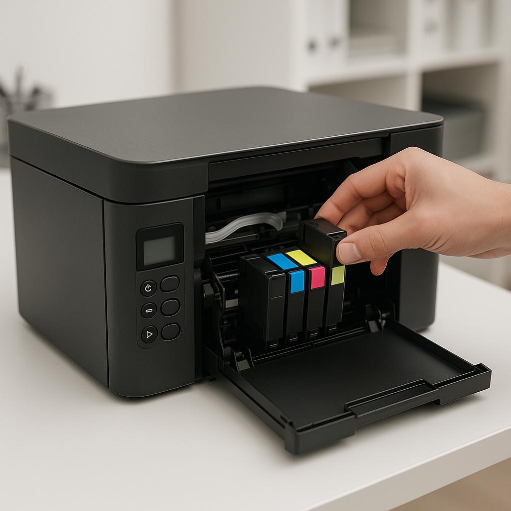 jak usunąć stary tusz z drukarki epson?