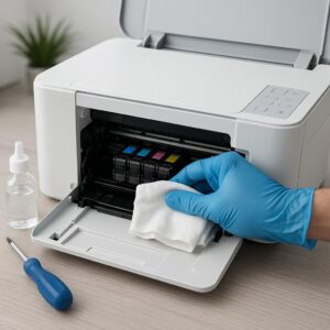 jak wyczyścić drukarkę z zaschniętego tuszu?