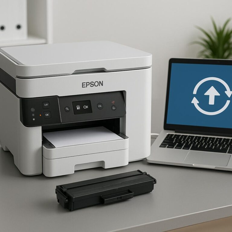 jak zainstalować aktualizację oprogramowania sprzętowego w drukarce epson?