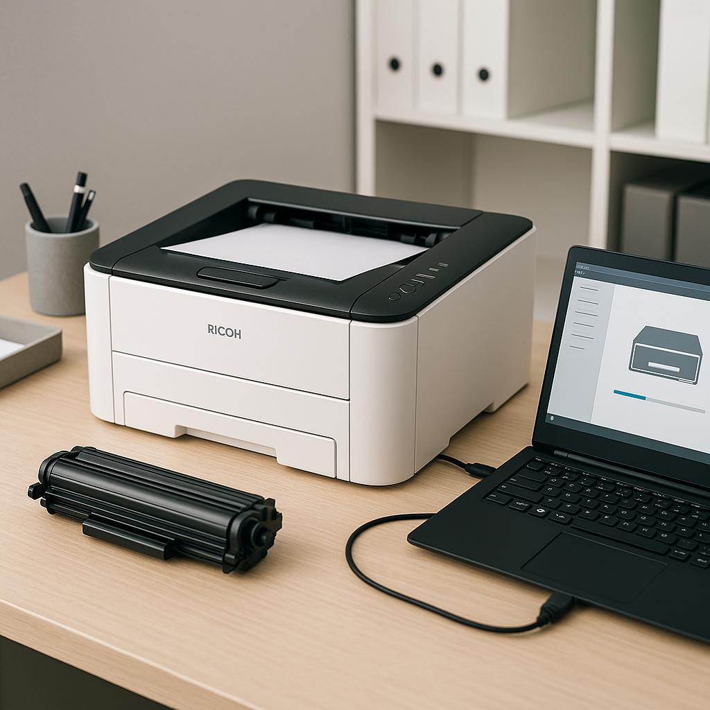 jak zainstalować sterowniki ricoh sp 112 ddst?