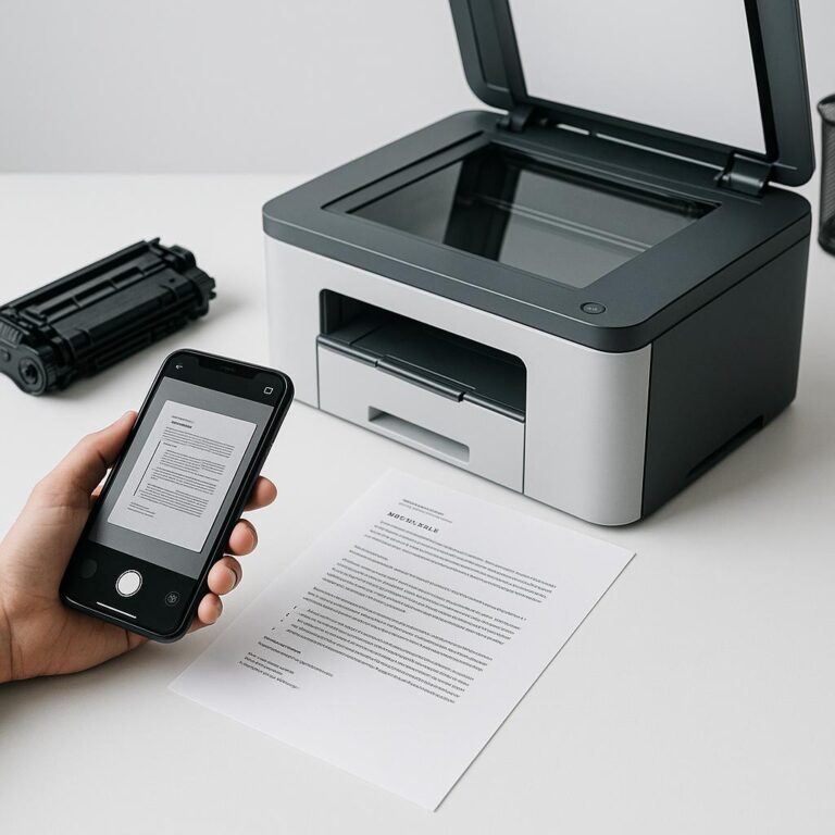 jak zeskanować dokument bez drukarki?