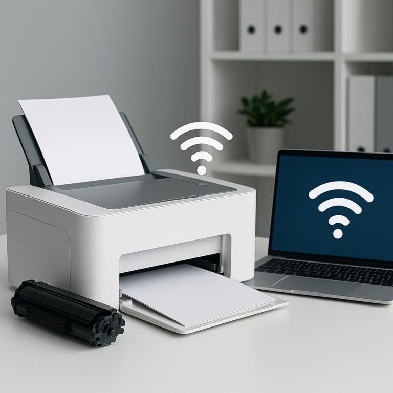 jak zmienić drukarkę na online?