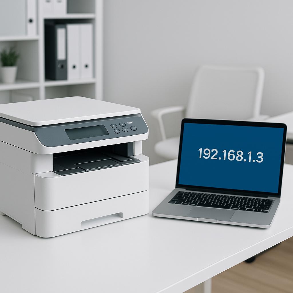 jak znaleźć adres ip drukarki?