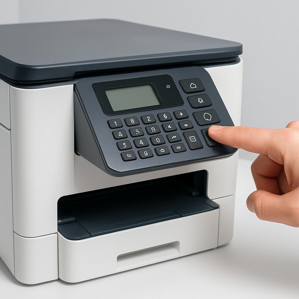 jak zresetować panel sterowania drukarki?