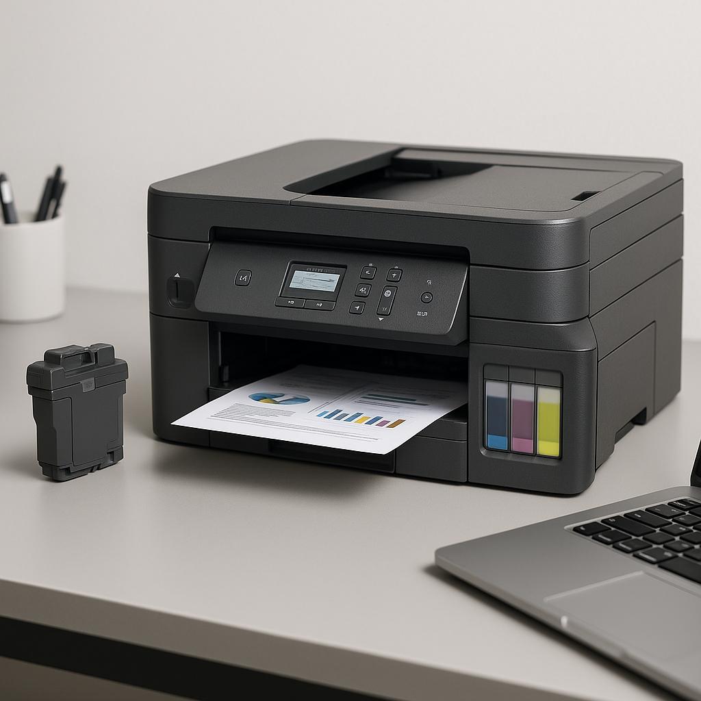 jak zresetować poziom tuszu w drukarce brother?