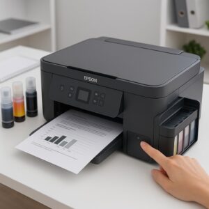 jak zresetować tusz w drukarce epson?