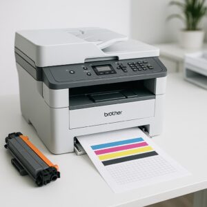 jak zrobić test drukarki brother?