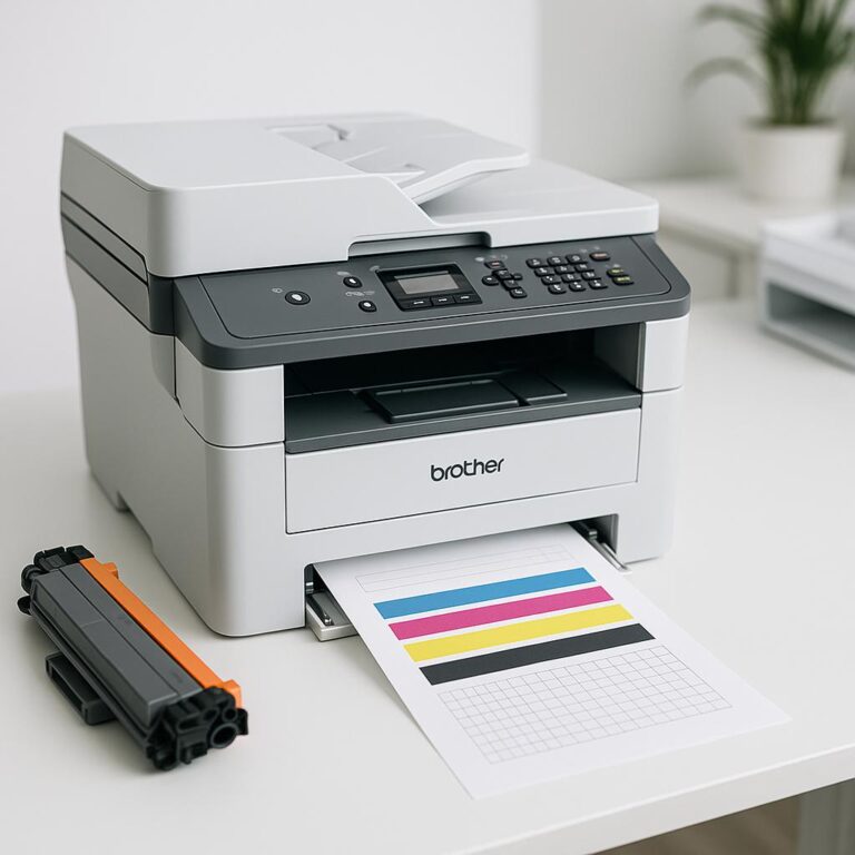 jak zrobić test drukarki brother?