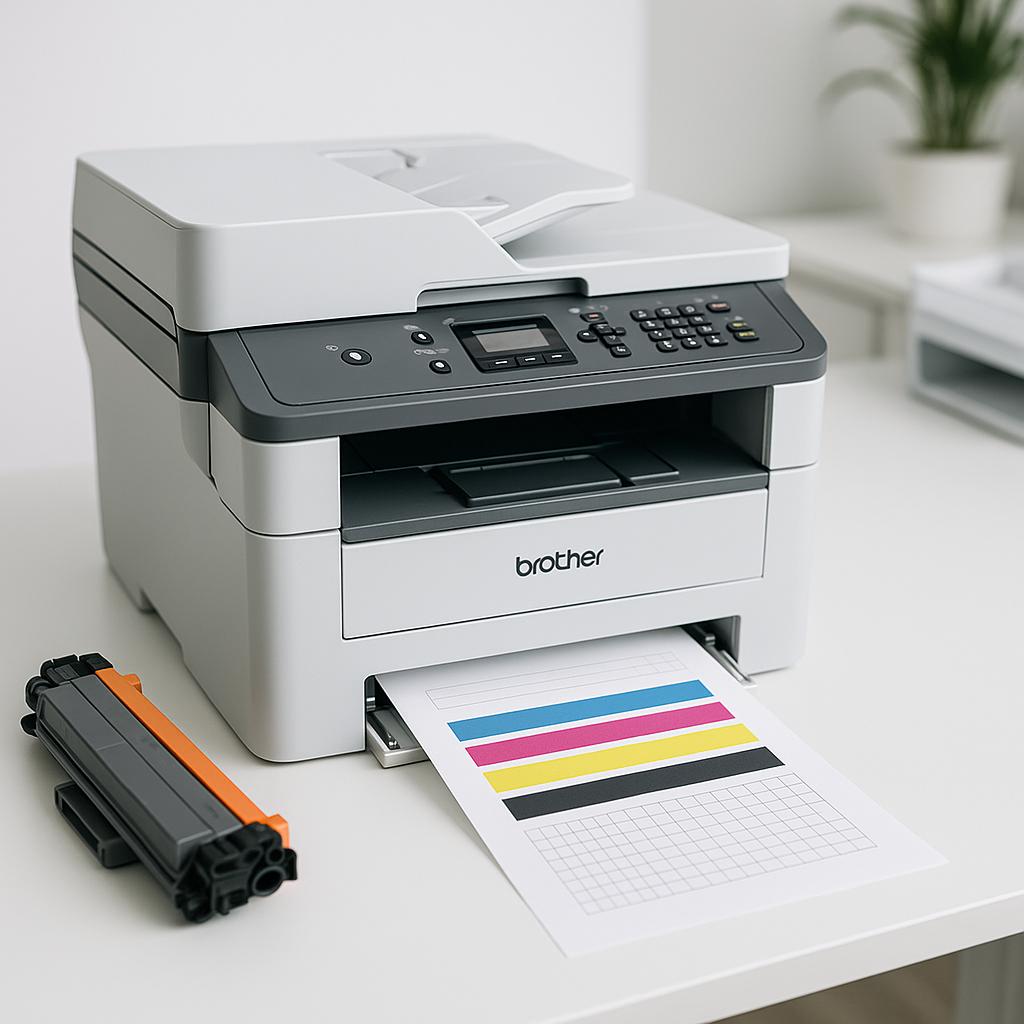 jak zrobić test drukarki brother?