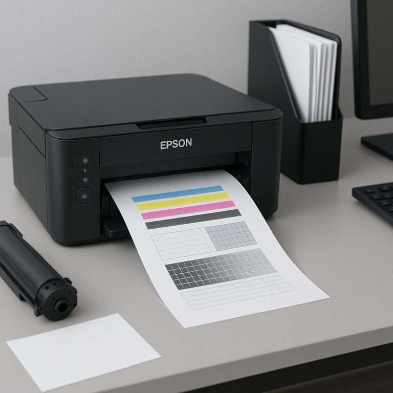 jak zrobić test drukarki epson?