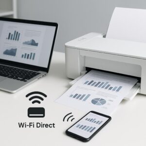 jaka jest różnica między drukowaniem bezprzewodowym a wi-fi direct?