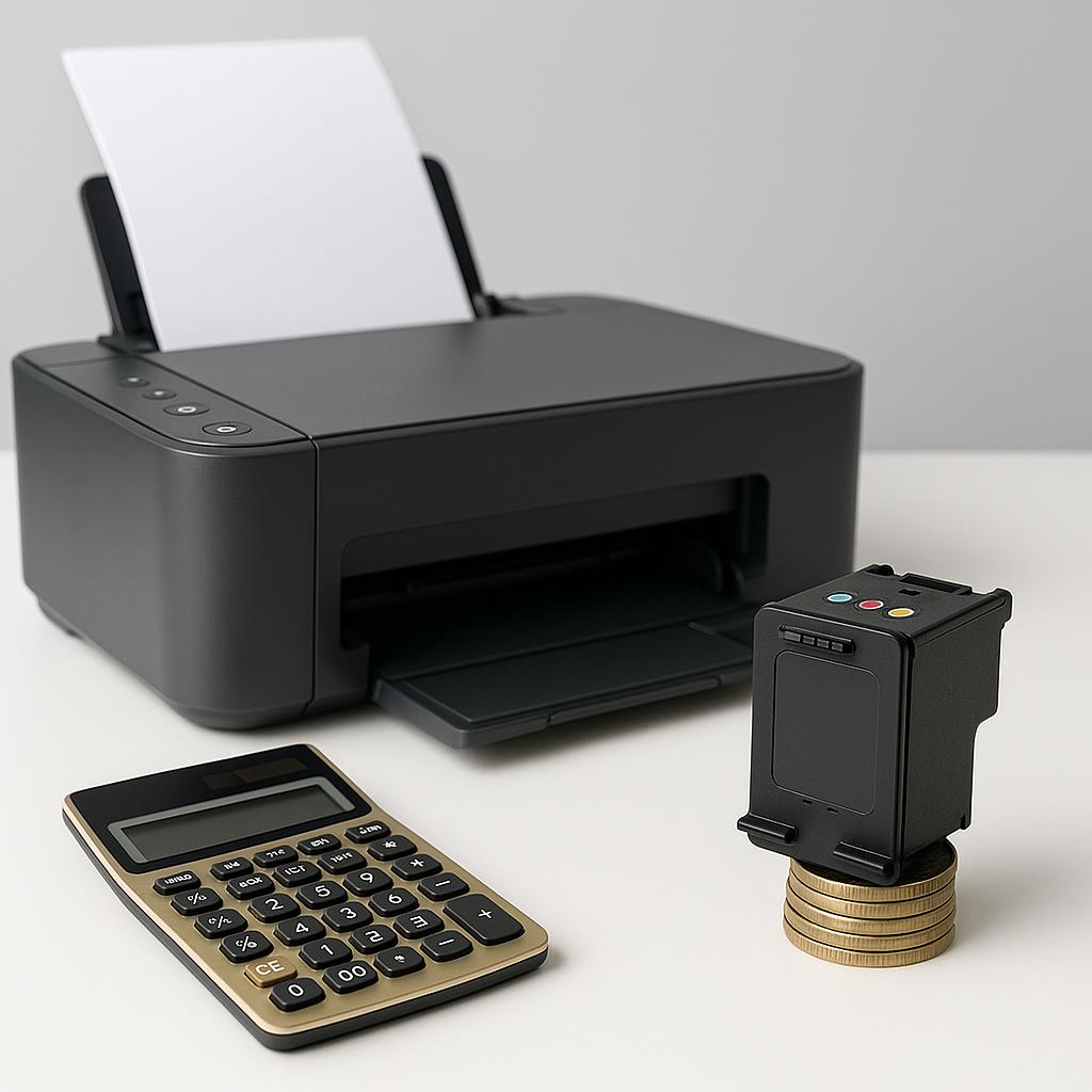 jaki jest średni koszt tuszu do drukarki?