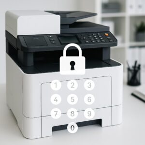 jakie jest domyślne hasło dla kyocera ecosys m5521cdw?