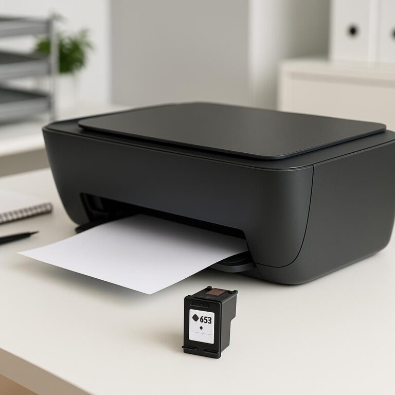 która drukarka hp stosuje tusz 653?