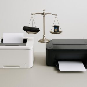 co jest tańsze drukarka laserowa czy atramentowa?