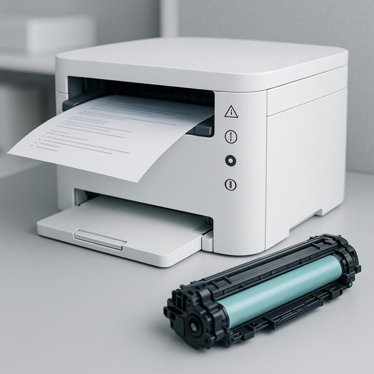 co oznaczają znaki na drukarce?