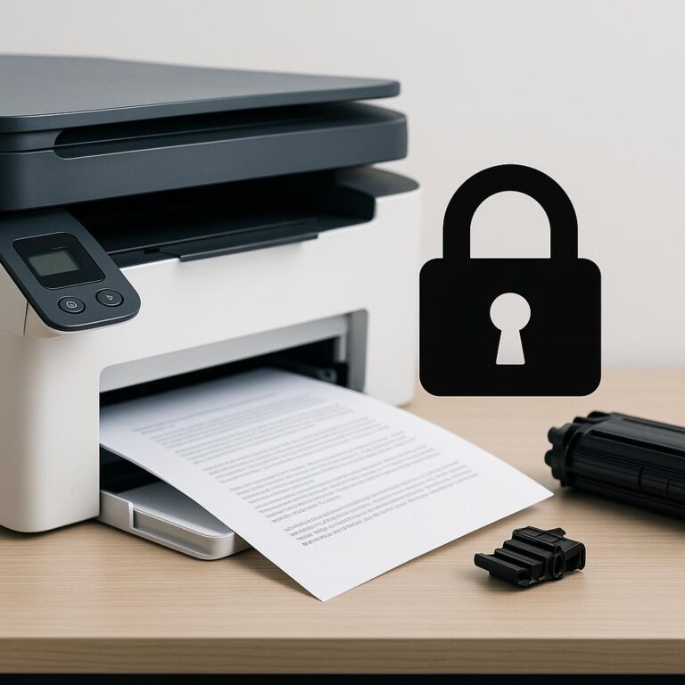 co to jest blokada bufora wydruku?