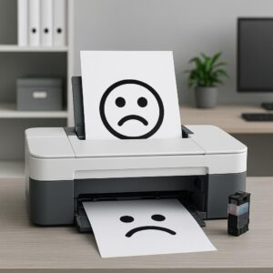 co zrobić jak drukarka nie drukuje, a jest tusz?