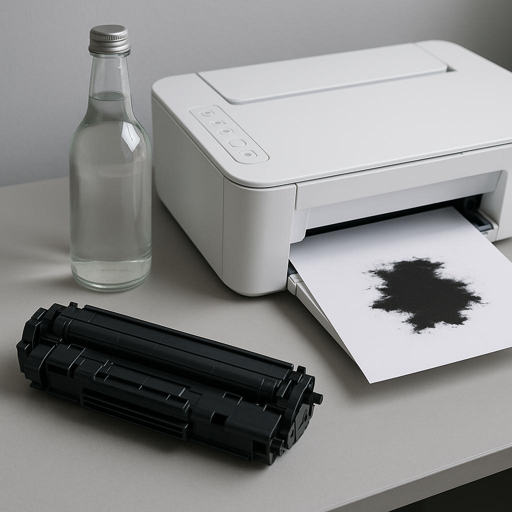 czy ocet rozpuszcza tusz?