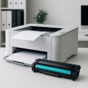 czy trzeba coś wymieniać w drukarce laserowej?