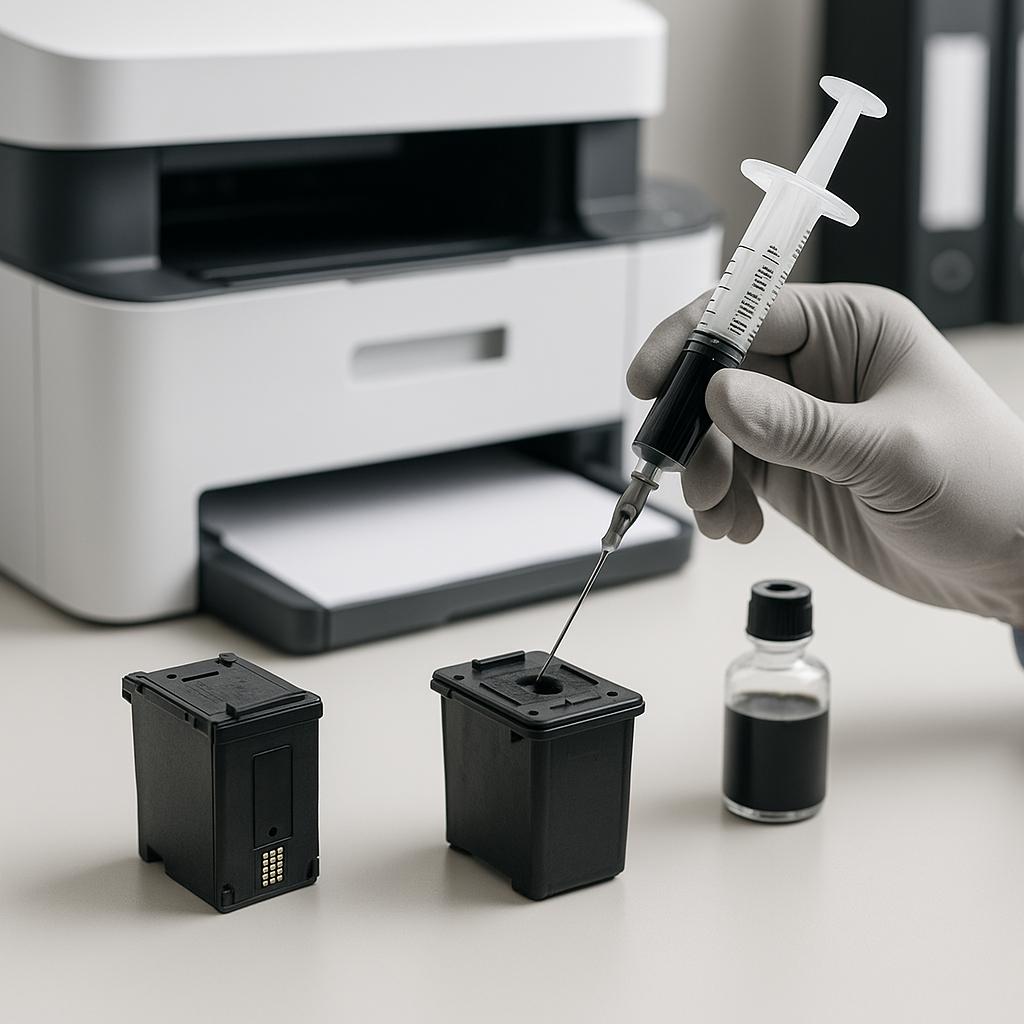 czy tusze startowe można napełniać?