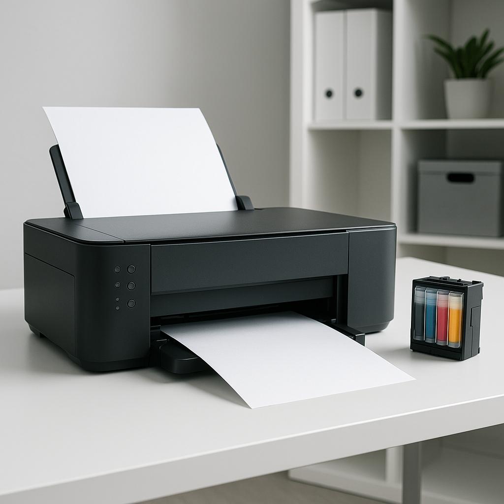 dlaczego drukarka epson nie pobiera tuszu?