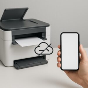 dlaczego drukarka nie może połączyć się z telefonem?