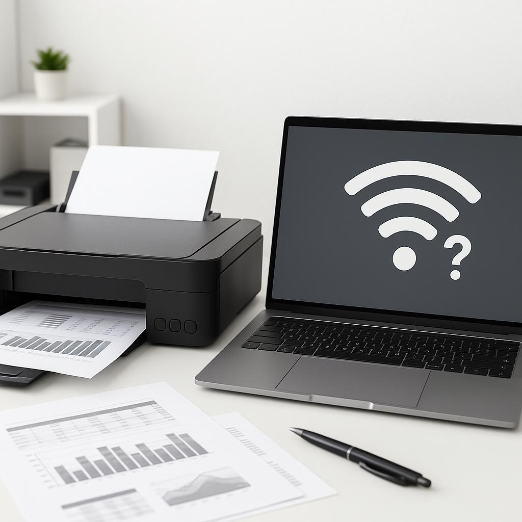 dlaczego laptop nie widzi drukarki epson?