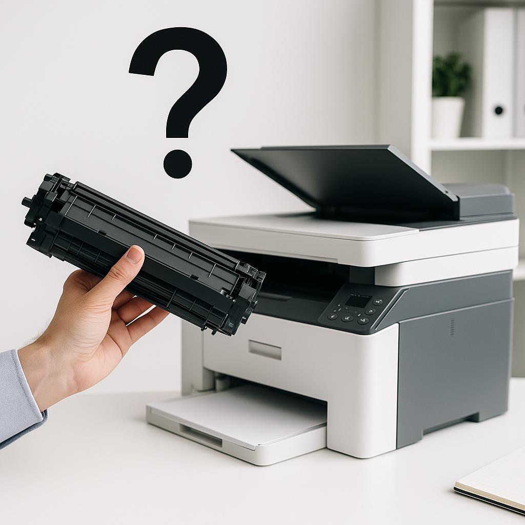 dlaczego mój nowy toner nie działa?