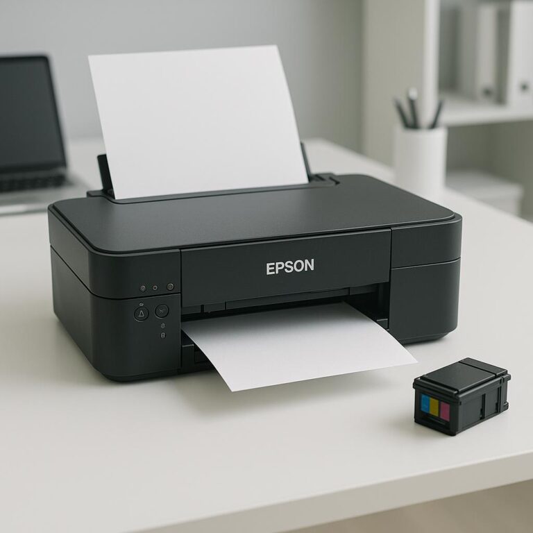 dlaczego moja drukarka epson nie drukuje tuszem na papierze?