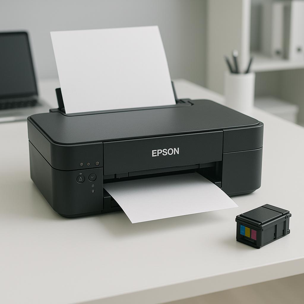 dlaczego moja drukarka epson nie drukuje tuszem na papierze?