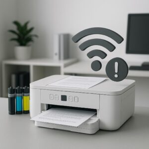 dlaczego moja drukarka epson nie łączy się z siecią wi-fi?